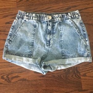 Vintage high waisted denim shorts
